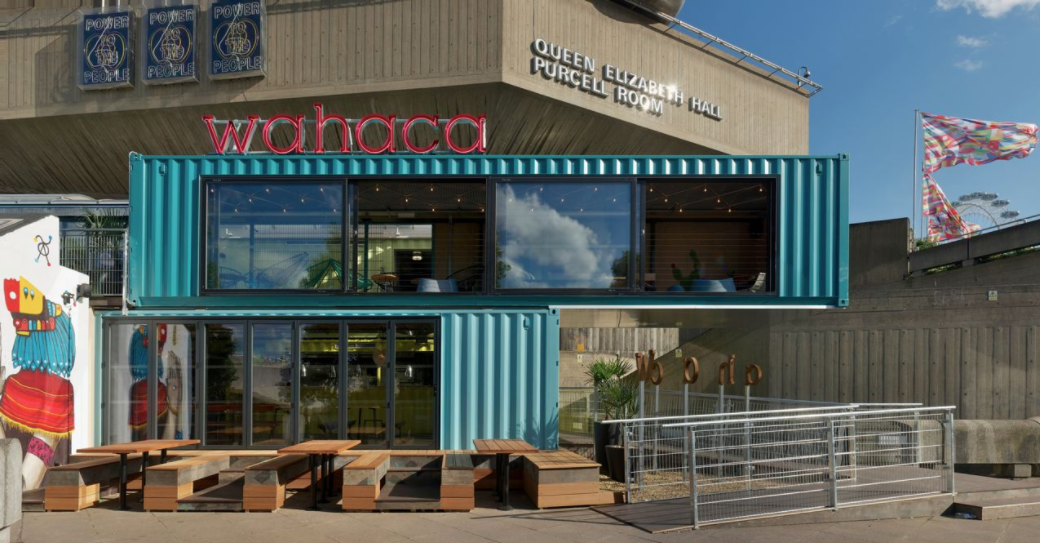 Le wahaca, restaurant conçus en containers