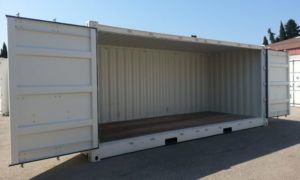 Container open side 20 pieds