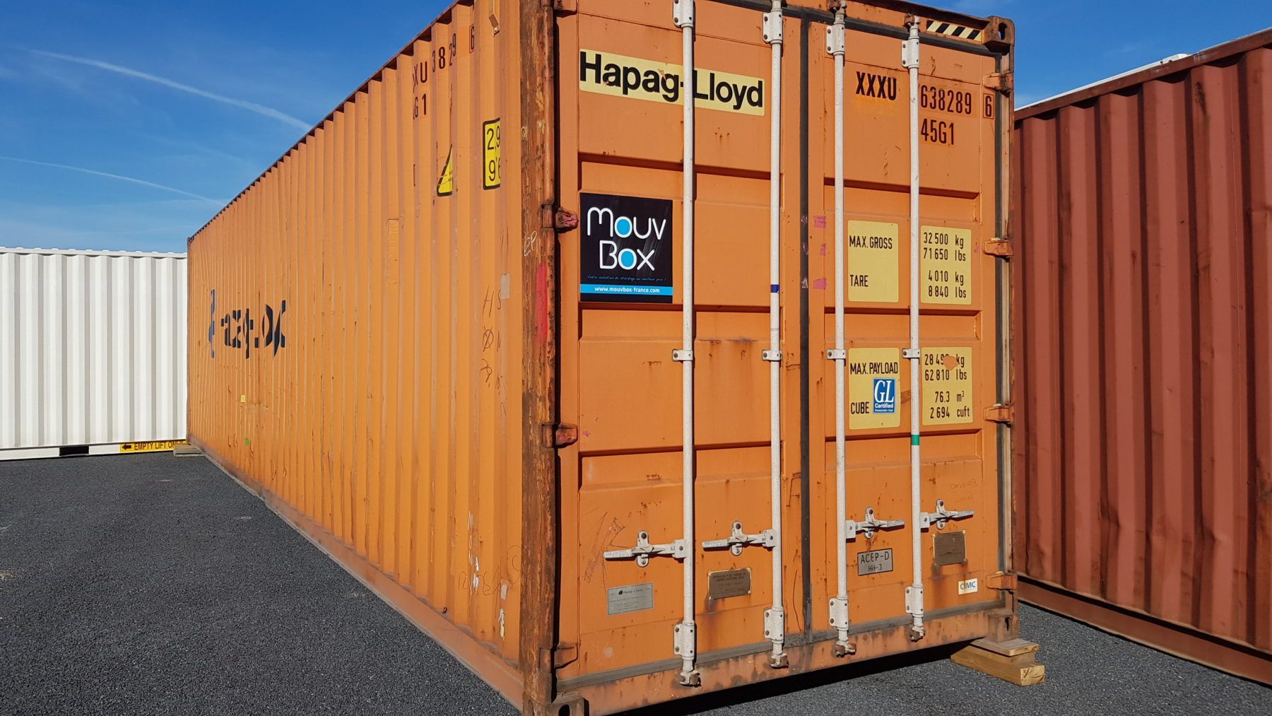 MOUVBOX FRANCE Container Occasion 40 HC 12m C