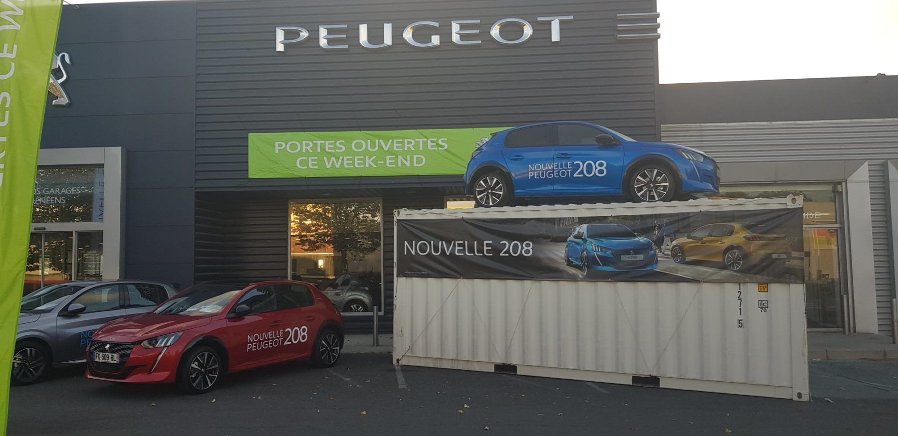 Container Peugeot Pyrénées Orientales MOUVBOX FRANCE