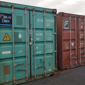 Container maritime 20' occasion MOUVBOX FRANCE
