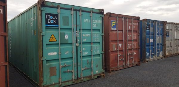 Container maritime 20' occasion MOUVBOX FRANCE