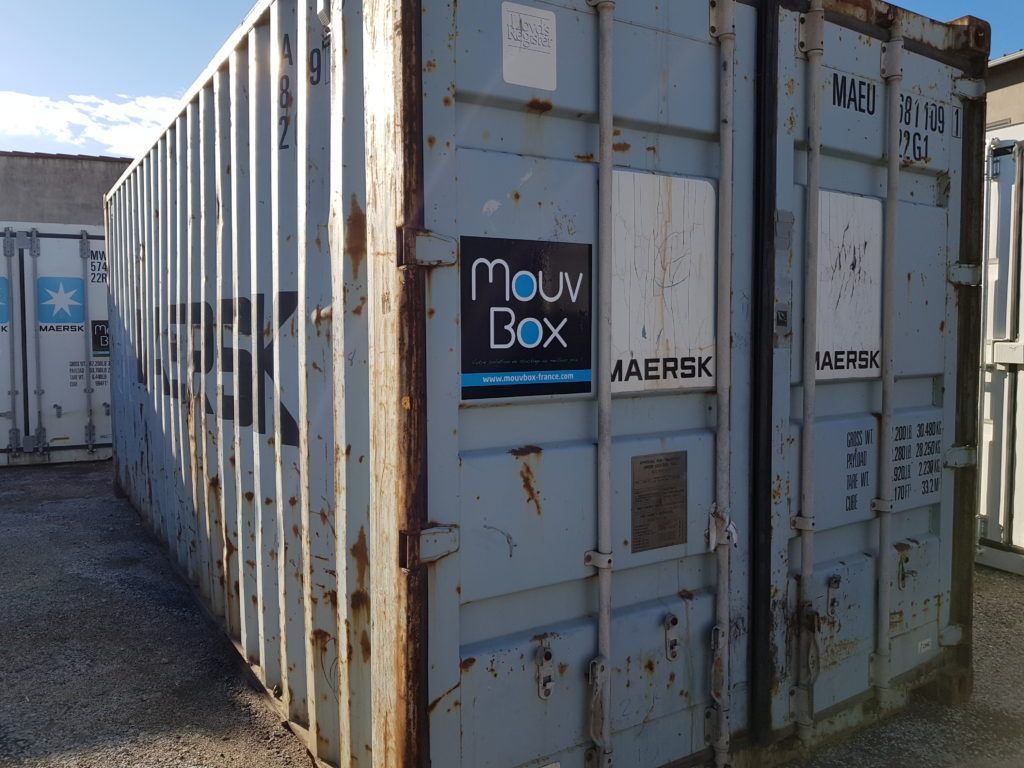 Container maritime 20′ DRY classe C - MOUVBOX FRANCE