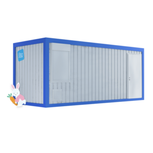 Bureau modulaire 20 pieds d'occasion (1 porte , 1 fenêtre, isolation PU)