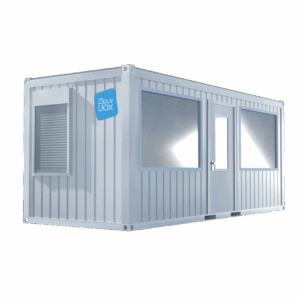 Bureau modulaire vitré 20 pieds
