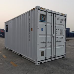 Container maritime High cube blanc