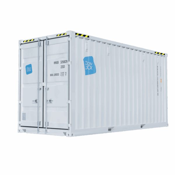 Container 20 pieds High Cube premier voyage