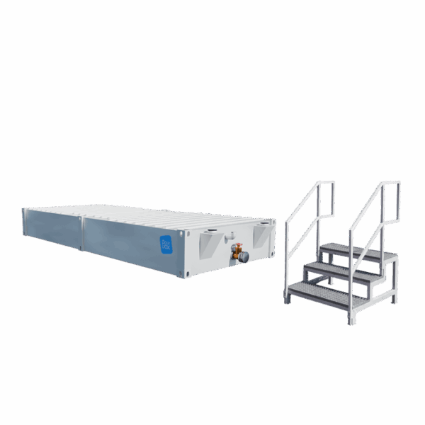 Réservoir d'eaux usées 20 pieds + escalier