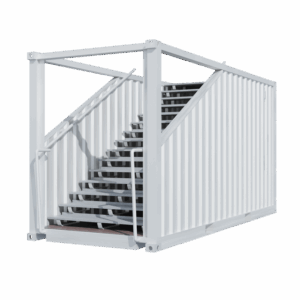 Location container escalier