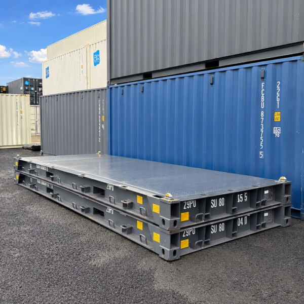 Container Flat Rack 20 pieds premier voyage - 2