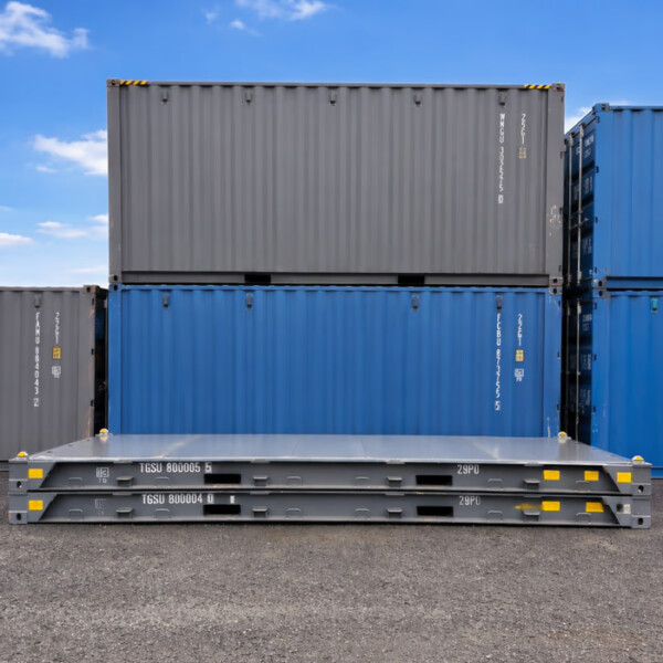Container Flat Rack 20 pieds premier voyage - 3