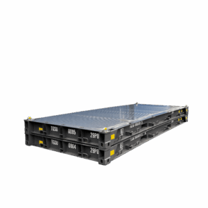 Container Flat Rack 20 pieds premier voyage