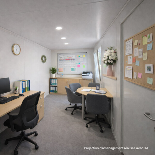 Déstockage bâtiment modulaire 20 pieds monté - 4