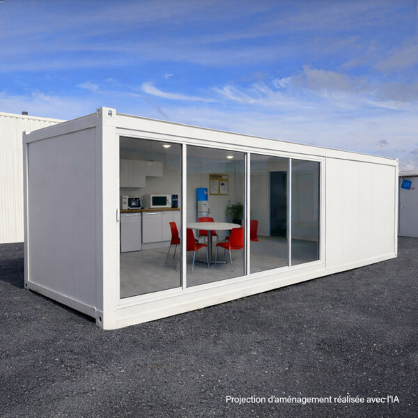 Déstockage bâtiment modulaire sanitaire 30 pieds - 4