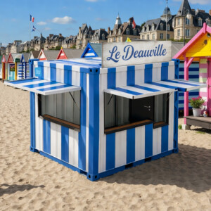 Container aménagé Snack Box Deauville, édition spéciale